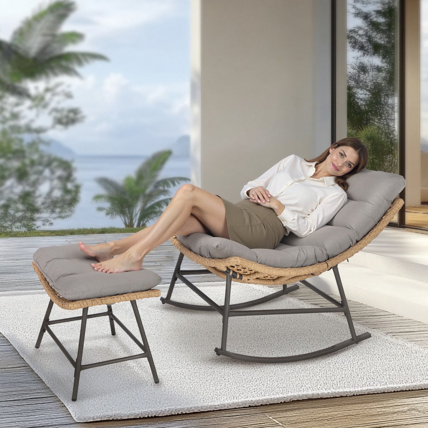 Summit-Living-Outdoor-Lounge-Chair-with-Ottoman-Oversized-Patio-Rocker-Recliner-Chair-with-Cushion-and-Footstool-for-Porch-Deck-Garden-Gray