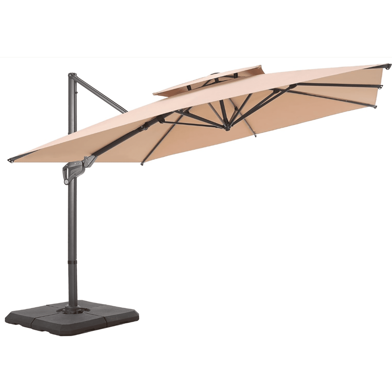 Summit Living 10ft Double Top Cantilever Offset Patio Umbrella with 36 – summitlivin Summit Living 10ft Double Top Cantilever Offset Patio Umbrella with 36 – summitlivin