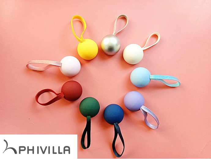 PHI VILLA Umbrella handles，pocket capsule umbrella with spherical handle, sunshade, repairable canopy top, handle accessories, and cap