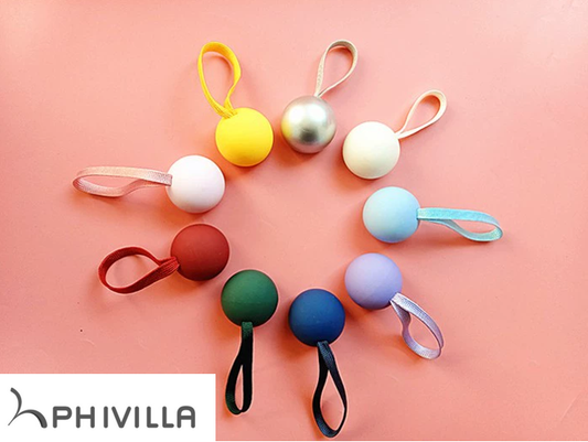 PHI VILLA Umbrella handles，pocket capsule umbrella with spherical handle, sunshade, repairable canopy top, handle accessories, and cap