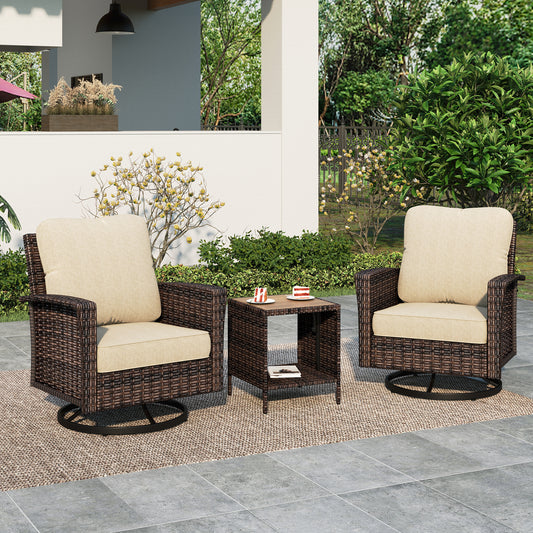 Summit-Living-3-Piece-Outdoor-Rocking-Swivel-Glider-Chairs-Set-with-Coffee-Table-Wicker-Patio-Club-Lounge-Chairs-With-Backrests-Cushions-Beige