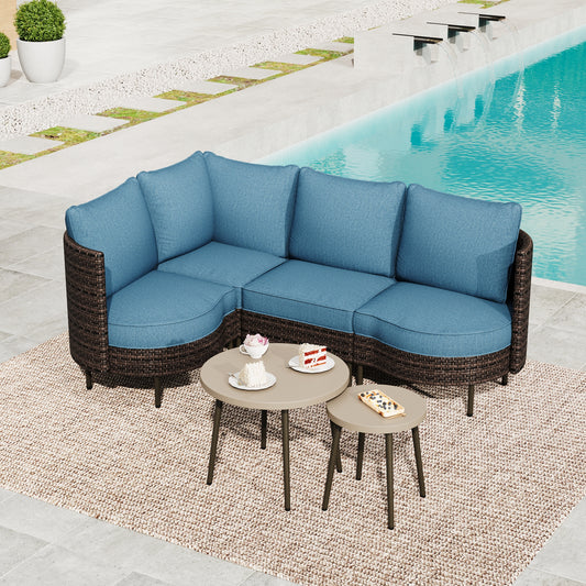 Summit-Living-4-Seat-Wicker-Patio-Furniture-Set-with-Cushions-and-Pillows-2-Stackable-Metal-Coffee-Tables-Outdoor-Sectional-Conversation-Set-Blue